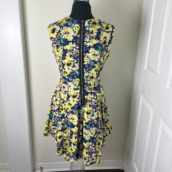 vintage Cottage Floral  Cute Drop Waist Dress Size 12 - Picture 10 of 11